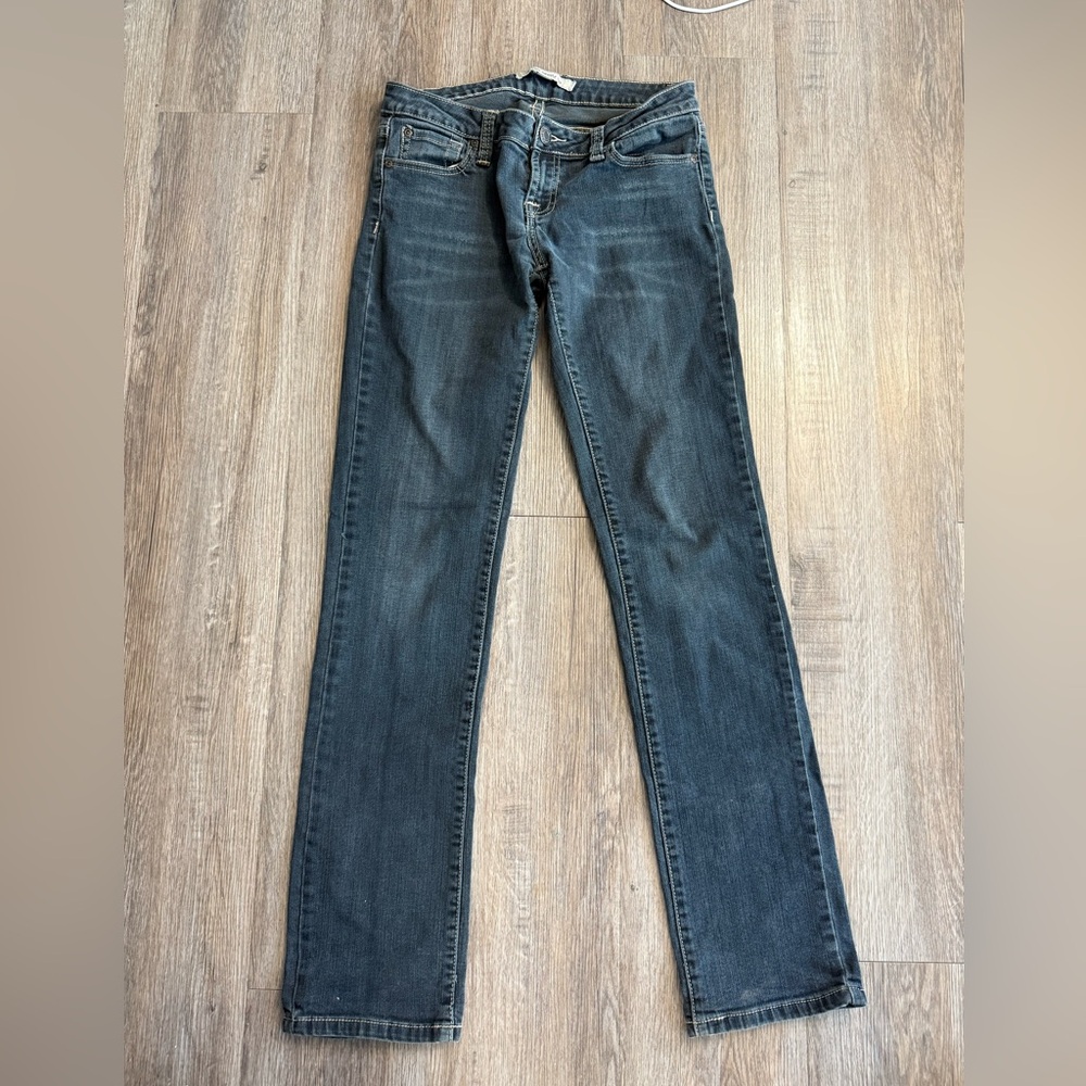 Y2K Forever 21 distressed bootcut jeans